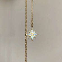 Load image into Gallery viewer, 18K Gold Six Pointed Star Clavicle Chain
