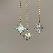 Load image into Gallery viewer, 18K Gold Six Pointed Star Clavicle Chain
