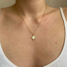 Load image into Gallery viewer, 18K Gold Six Pointed Star Clavicle Chain
