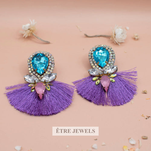 Cher Lightweight Earrings - Soutache jewelry - handmade - Etre Jewels