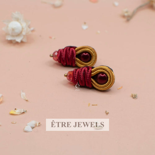 Emma Lightweight Earrings - Soutache jewelry - handmade - Etre Jewels