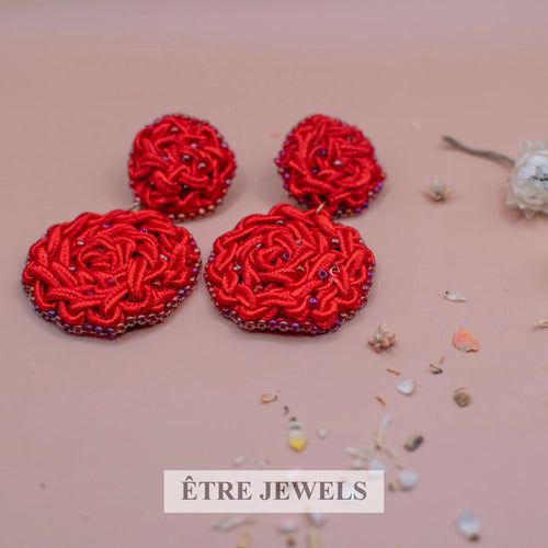 Helena Lightweight Earrings - Soutache jewelry - handmade - Etre Jewels